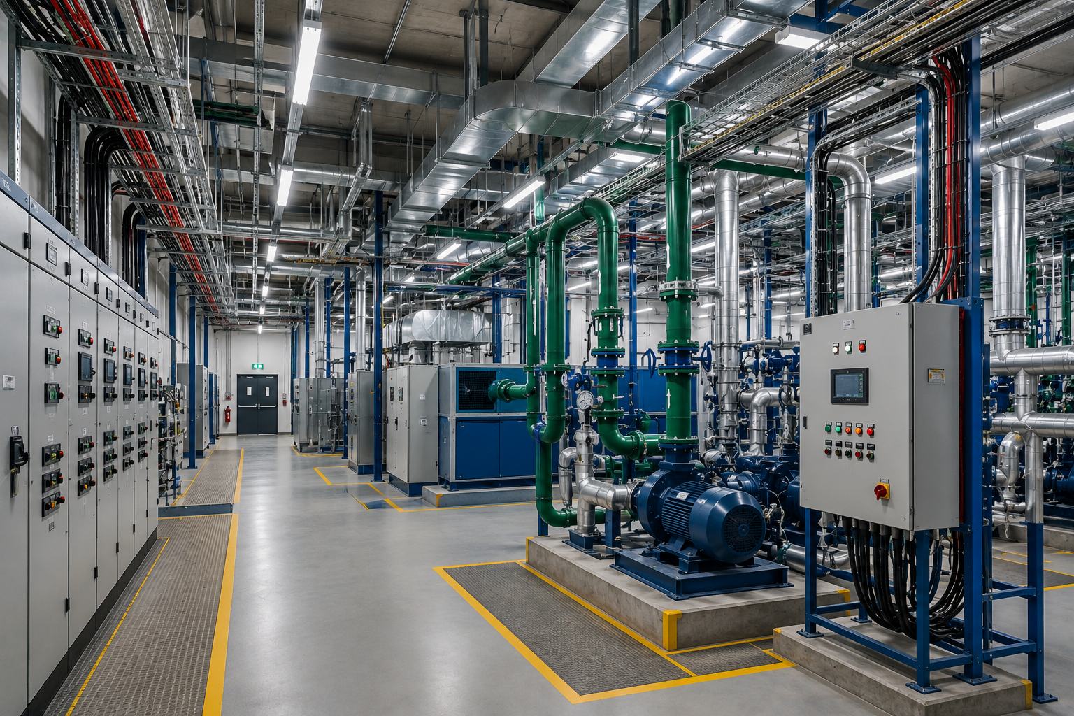 Industrial electrical installation sample project