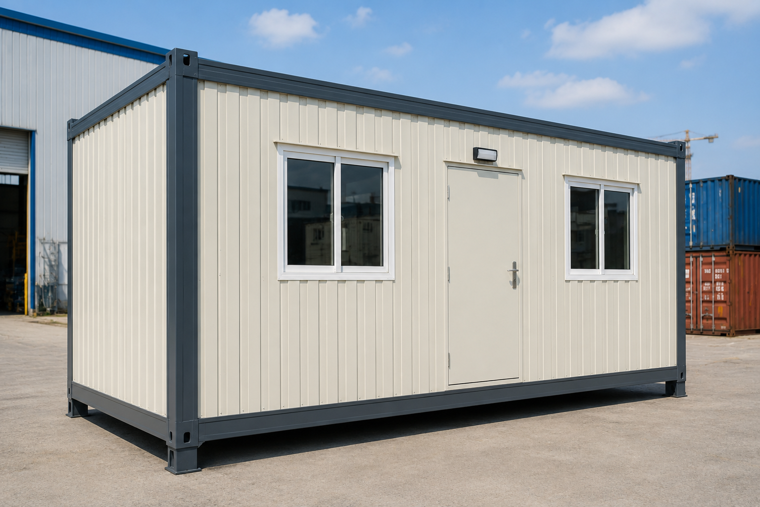 Portable cabin fabrication sample project
