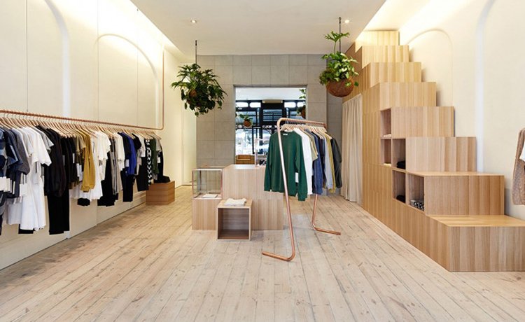 Modern salon interior fit-out with contemporary finishes